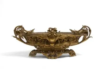 Travail de la fin du XIXe siècle Jardinière en bronze – kavel bij Galerie Moderne, Elsene (Brussel)