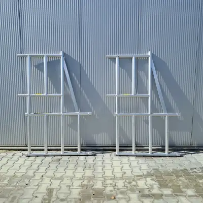 2x Aluminium vaste uitwijkconsole, Topway, Smalle steiger – kavel bij Onlineveilingmeester, Groningen