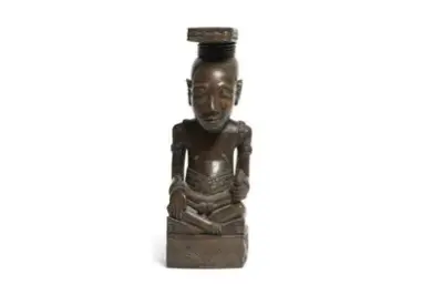 Travail congolais du XXe siècle Ndop Sculpture Kuba – kavel bij Galerie Moderne, Elsene (Brussel)
