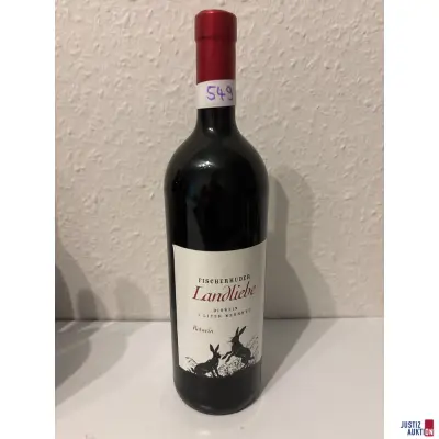 Fischerhuder Landliebe Biowein Rotwein – kavel bij Justiz-Auktion, Leipzig
