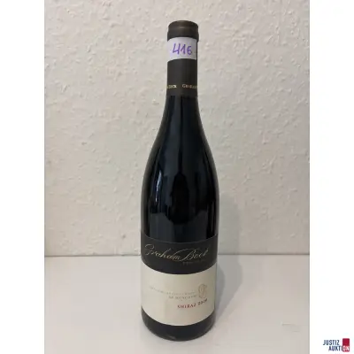 Graham Beck Ad Honorem Shiraz – kavel bij Justiz-Auktion, Leipzig