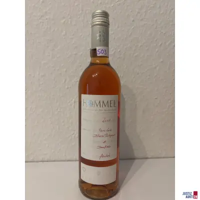 Hammel Rose-Cuvee aus Blauer Portugiese Dornfeld – kavel bij Justiz-Auktion, Leipzig