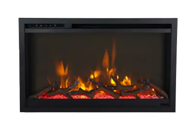 Elektrische sfeerhaard, Amantii, TRD-33 -Xtraslim, Zwart, 2017 – kavel bij Onlineveilingmeester, Groningen