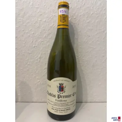 Jean-Paul & Benoit Droin Chablis Premier Cru – kavel bij Justiz-Auktion, Leipzig