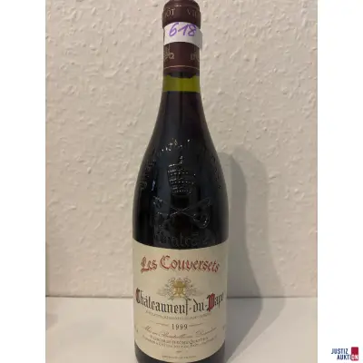 Jerome Quiot Les Couversets Chateauneuf-du-Pape – kavel bij Justiz-Auktion, Leipzig