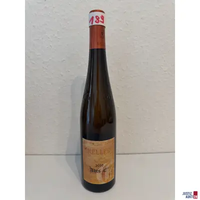 Keller Westhofen Brunnenhäuschen Riesling trocken – kavel bij Justiz-Auktion, Leipzig