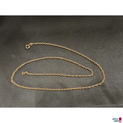 Kette Kordelkette Gold 333er – kavel bij Justiz-Auktion, Leipzig
