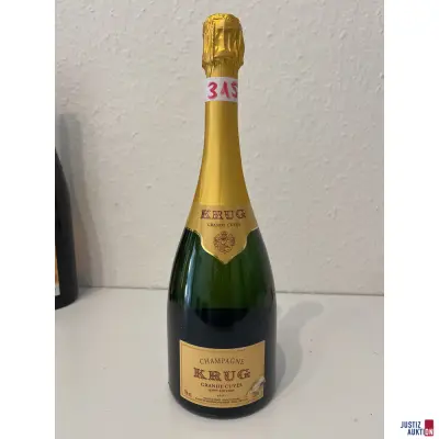 Krug Grande Cuvee – kavel bij Justiz-Auktion, Leipzig