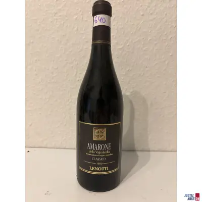 Lenotti Amarone della Valpolicella Classico – kavel bij Justiz-Auktion, Leipzig