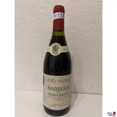 Livio Pavese Barbera del Monferrato – kavel bij Justiz-Auktion, Leipzig
