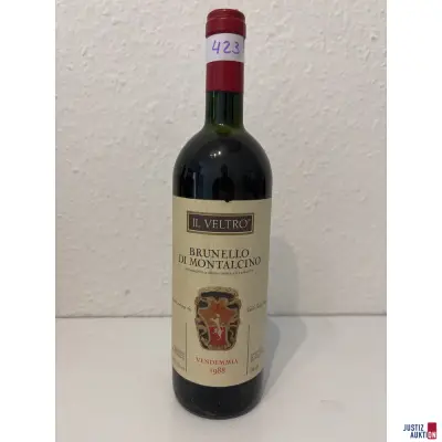 ll Veltro Brunello di Montalcino – kavel bij Justiz-Auktion, Leipzig