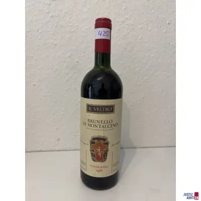 ll Veltro Brunello di Montalcino – kavel bij Justiz-Auktion, Leipzig