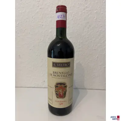 ll Veltro Brunello di Montalcino – kavel bij Justiz-Auktion, Leipzig