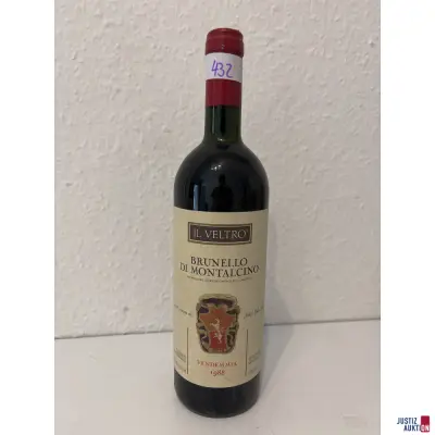 ll Veltro Brunello di Montalcino – kavel bij Justiz-Auktion, Leipzig