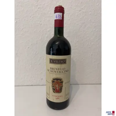 ll Veltro Brunello di Montalcino – kavel bij Justiz-Auktion, Leipzig
