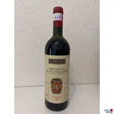 ll Veltro Brunello di Montalcino – kavel bij Justiz-Auktion, Leipzig