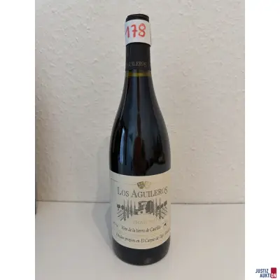 Los Aguileros Syrah 2011 – kavel bij Justiz-Auktion, Leipzig