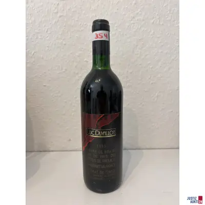 Luc Duvallon Cabernet Sauvignon – kavel bij Justiz-Auktion, Leipzig