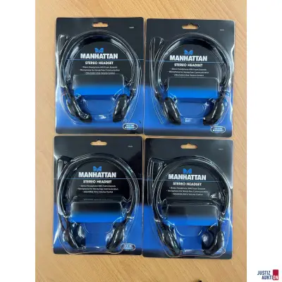 Manhattan Stereo Headset 5 Stk – kavel bij Justiz-Auktion, Augsburg