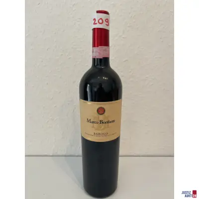 Marco Bonfante Barolo – kavel bij Justiz-Auktion, Leipzig