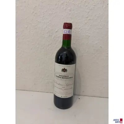 Monopoles Alfred Rothschild Bordeaux Superieur – kavel bij Justiz-Auktion, Leipzig