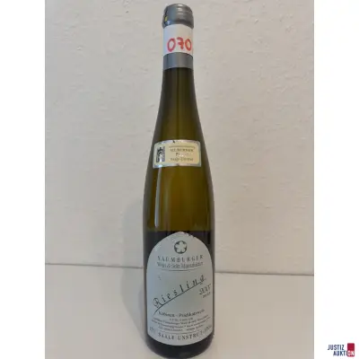 Naumburger Wein & Sekt Manufaktur Riesling trocken – kavel bij Justiz-Auktion, Leipzig