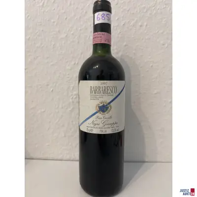Negro Guiseppe Pain Cavallo Barbaresco – kavel bij Justiz-Auktion, Leipzig