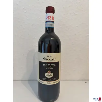 Nicolis Seccal Valpolicella Ripasso Classico Superiore – kavel bij Justiz-Auktion, Leipzig