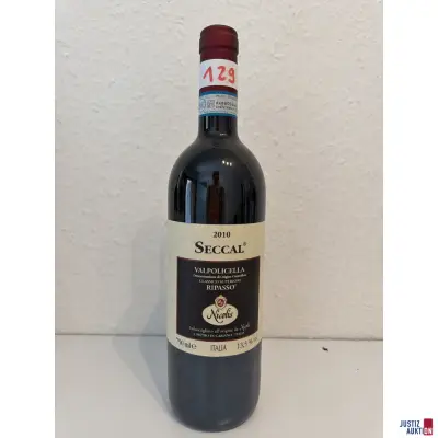 Nicolis Seccal Valpolicella Ripasso Classico Superiore – kavel bij Justiz-Auktion, Leipzig