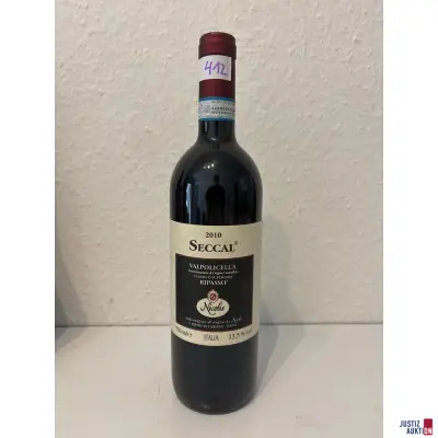 Nicolis Seccal Valpolicella Ripasso Classico Superiore – kavel bij Justiz-Auktion, Leipzig