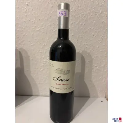 Pasqua Vigneti e Cantine Surani Costarossa Primitivo – kavel bij Justiz-Auktion, Leipzig