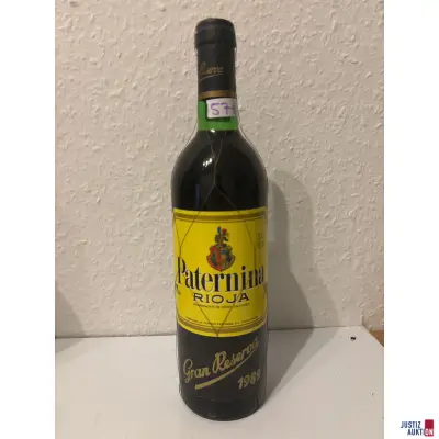 Paternina Rioja Gran Reserva – kavel bij Justiz-Auktion, Leipzig