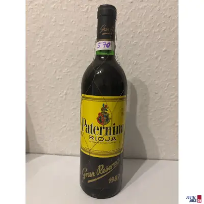 Paternina Rioja Gran Reserva – kavel bij Justiz-Auktion, Leipzig