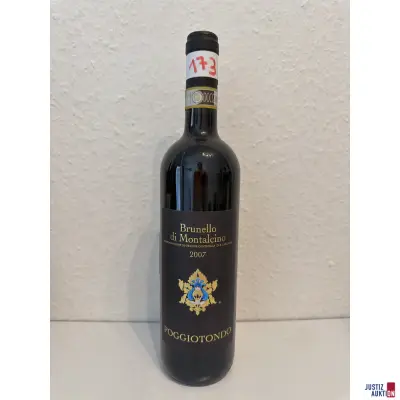 Poggiotondo Wines Brunello di Montalcino – kavel bij Justiz-Auktion, Leipzig