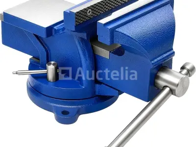 125 mm draaibankschroef met KRAFT&DELE-aambeeld – kavel bij Auctelia, Aye