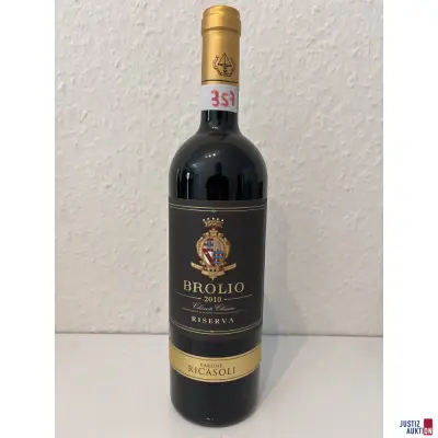Ricasoli Brolio Chianti Classico Riserva – kavel bij Justiz-Auktion, Leipzig