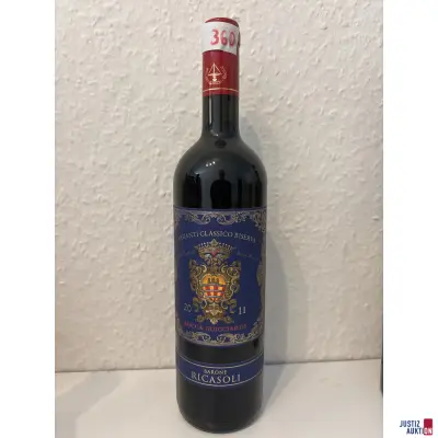 Ricasoli Rocca Guicciarda Chianti Classico Riserva – kavel bij Justiz-Auktion, Leipzig