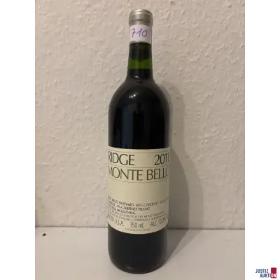 Ridge Vineyards Monte Bello – kavel bij Justiz-Auktion, Leipzig