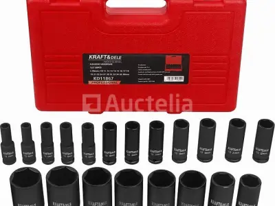 1/2" slagdoppen (20 stuks) KRAFT&DELE – kavel bij Auctelia, Aye