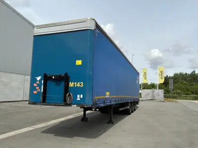 2017 Kögel Mega S-24-1 Schuifzeiltrailer – kavel bij Dome Auctions, Depot Deinze