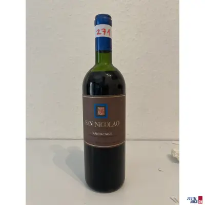 San Nicolao Barbera D'asti – kavel bij Justiz-Auktion, Leipzig