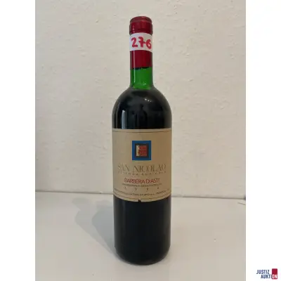 San Nicolao Barbera D'asti – kavel bij Justiz-Auktion, Leipzig