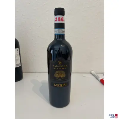 Sartori di Verona Amarone Corte Bra – kavel bij Justiz-Auktion, Leipzig