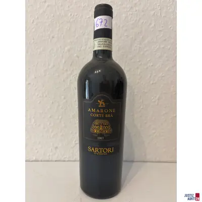 Satori di Verona Amarone Corte Bra – kavel bij Justiz-Auktion, Leipzig