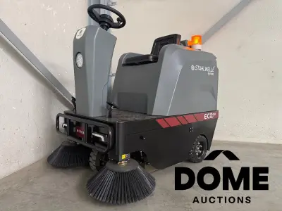 Stahlwelle EcoClean zelfrijdende veegmachine – kavel bij Dome Auctions, Waasmunster