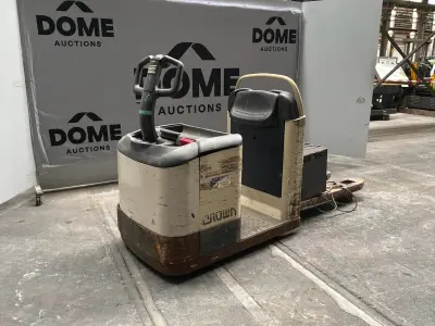 2002 Crown GPC2020 elektrische palletwagen – kavel bij Dome Auctions, Depot Deinze