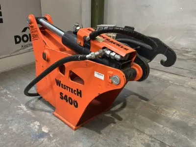 2013 Westtech Woodcracker S400 Boomknipper – kavel bij Dome Auctions, Depot Deinze