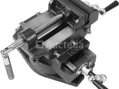 KRAFT&DELE 2-assige bankschroef 100 mm – kavel bij Auctelia, Aye