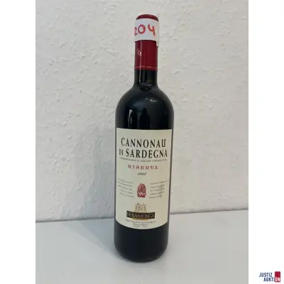 Sella & Mosca Riserva Cannonau di Sardegna – kavel bij Justiz-Auktion, Leipzig