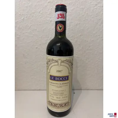 Stefano Farina Le Bocce Chianti Classico – kavel bij Justiz-Auktion, Leipzig
